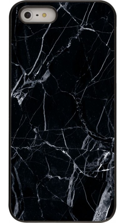 Hülle iPhone 5/5s / SE (2016) -  Marble Black 01