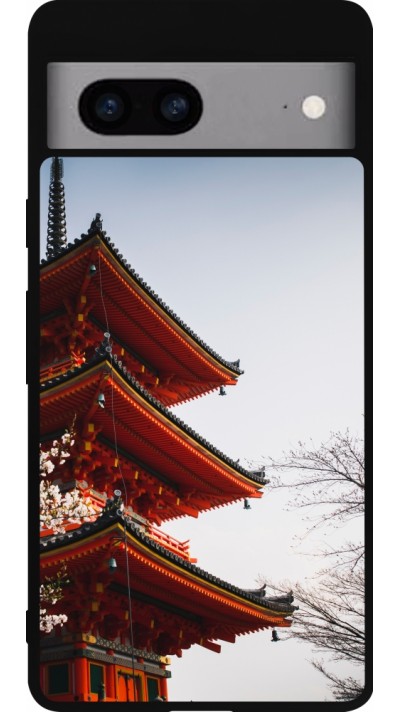 Google Pixel 7a Case Hülle - Silikon schwarz Spring 23 Japan