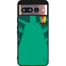 Google Pixel 8 Case Hülle - Silikon schwarz Kamerun 2022 personalisierbares Fussballtrikot