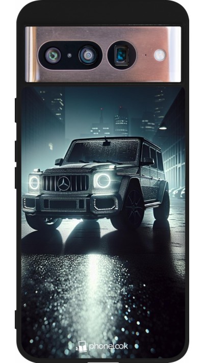 Google Pixel 8 Case Hülle - Silikon schwarz Mercedes G AMG Nacht