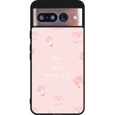 Google Pixel 8 Case Hülle - Silikon schwarz Mom 2023 your are magical