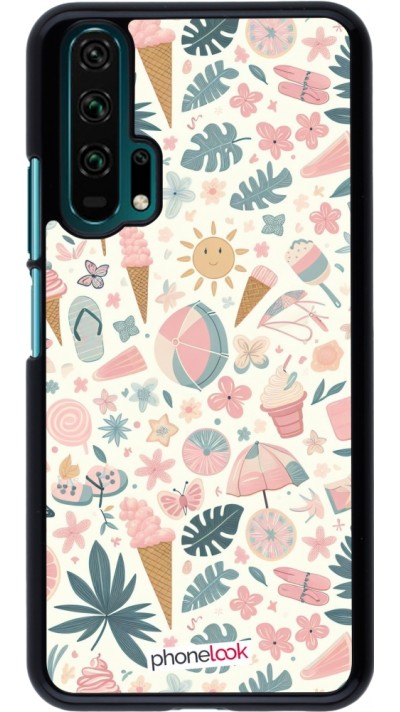 Coque Honor 20 Pro - Summer Pink Pattern