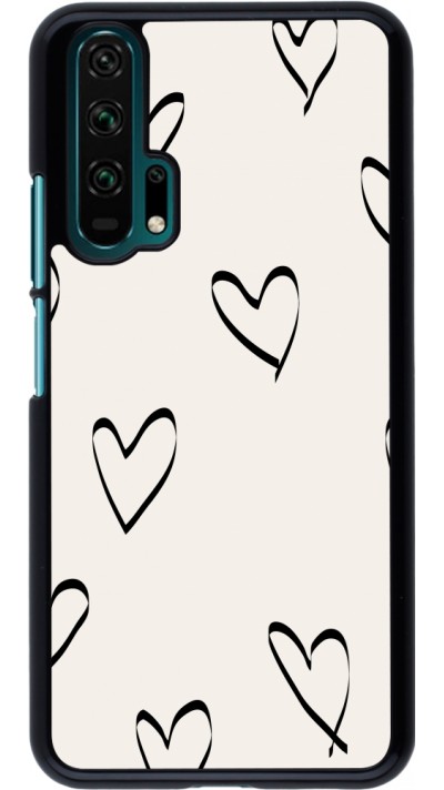 Coque Honor 20 Pro - Valentine 2023 minimalist hearts