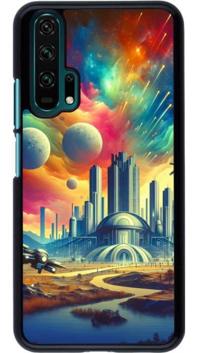 Coque Honor 20 Pro - Ville extra-dôme futuriste