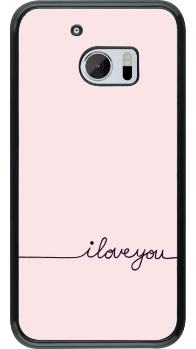 Coque HTC 10 - Valentine 2023 i love you writing