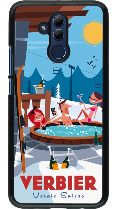 Huawei Mate 20 Lite Case Hülle - Verbier Mountain Jacuzzi