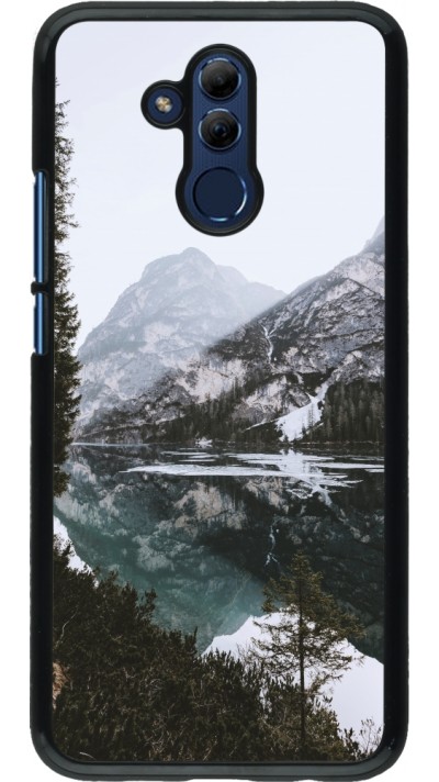 Huawei Mate 20 Lite Case Hülle - Winter 22 snowy mountain and lake