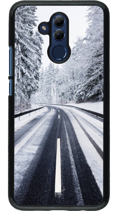 Huawei Mate 20 Lite Case Hülle - Winter 22 Snowy Road