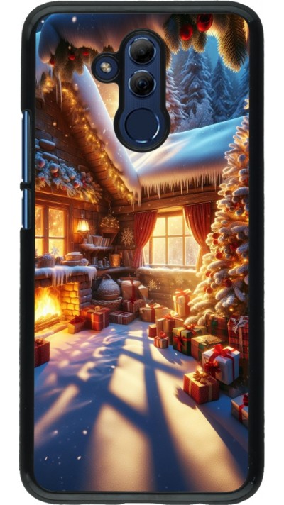 Huawei Mate 20 Lite Case Hülle - Weihnachten Chalet Feerie