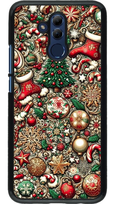 Huawei Mate 20 Lite Case Hülle - Weihnachten 2023 Mikromuster