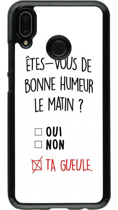 Hülle Huawei P20 Lite - Bonne humeur matin