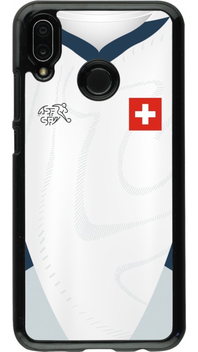 Huawei P20 Lite Case Hülle - Schweiz Away personalisierbares Fussballtrikot