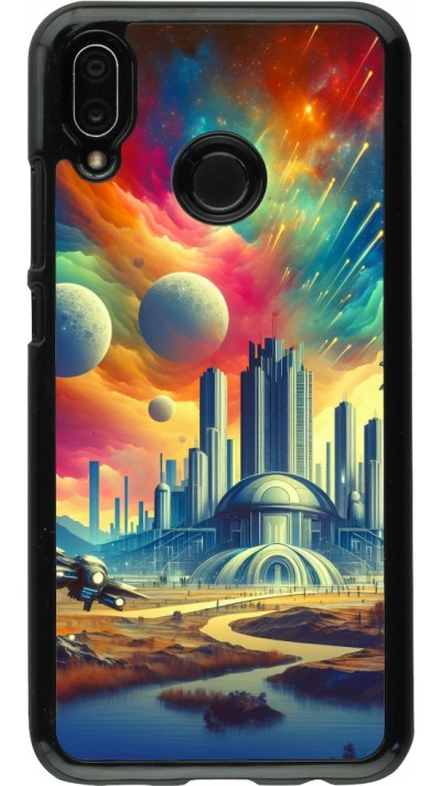 Coque Huawei P20 Lite - Ville extra-dôme futuriste