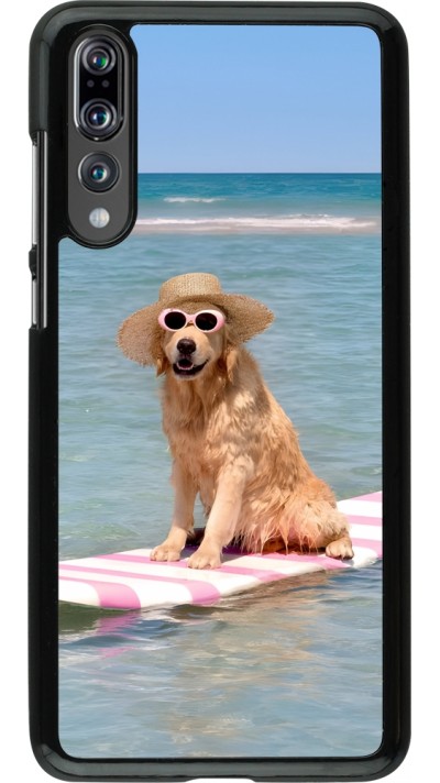 Coque Huawei P20 Pro - Summer Dog on Paddle