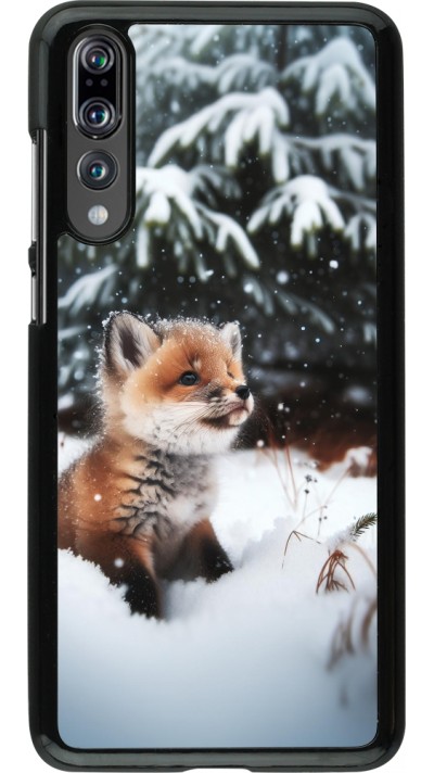 Huawei P20 Pro Case Hülle - Weihnachten 2023 Fuechslein Tanne