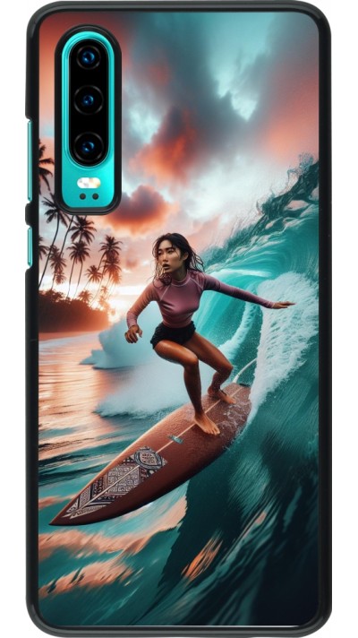 Coque Huawei P30 - Surfeuse Balinaise