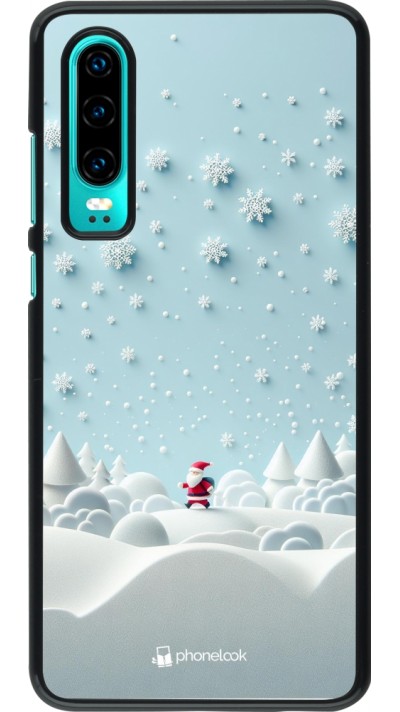 Huawei P30 Case Hülle - Weihnachten 2023 Kleiner Vater Schneeflocke