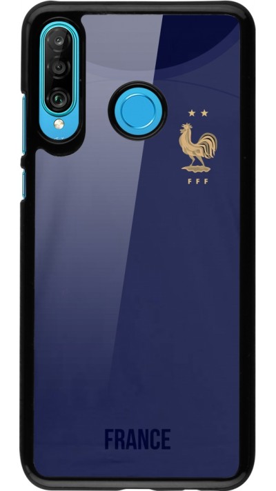 Huawei P30 Lite Case Hülle - Frankreich 2022 personalisierbares Fussballtrikot