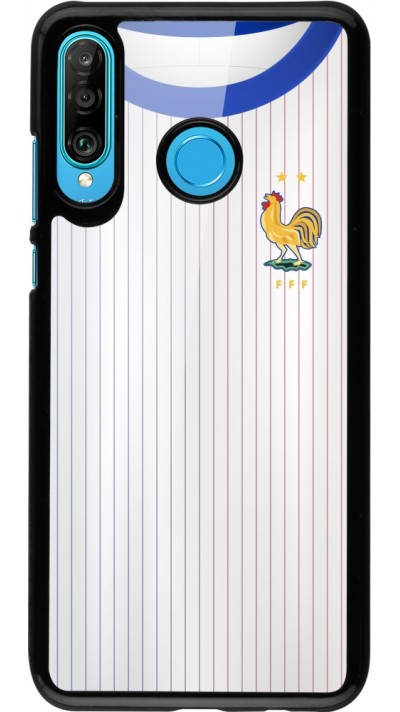 Huawei P30 Lite Case Hülle - Frankreich Away personalisierbares Fussballtrikot