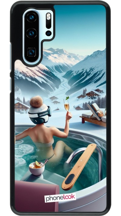 Huawei P30 Pro Case Hülle - Berg Glamour Whirlpool