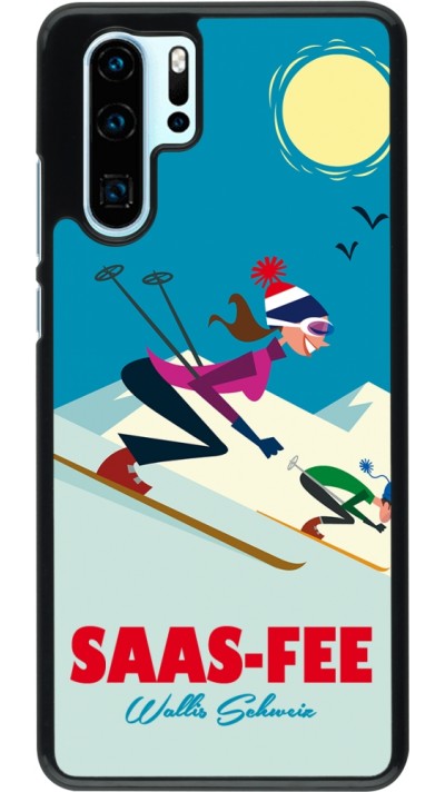 Coque Huawei P30 Pro - Saas-Fee Ski Downhill