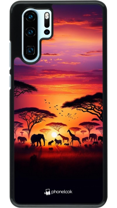 Coque Huawei P30 Pro - Safari sunset wildlife