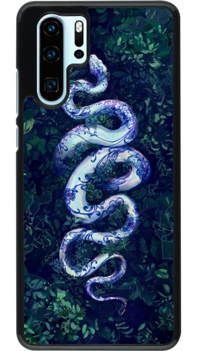 Coque Huawei P30 Pro - Serpent Blue Anaconda