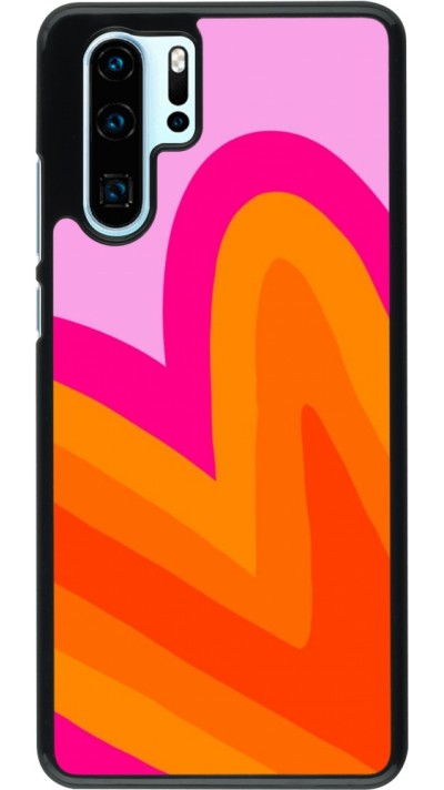 Coque Huawei P30 Pro - Valentine 2024 heart gradient