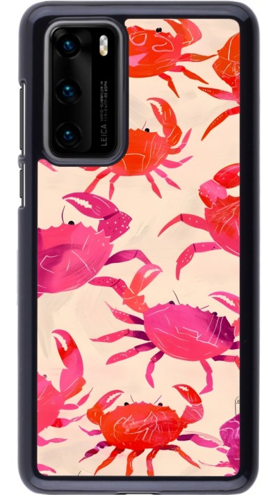 Huawei P40 Case Hülle - Crabs Paint