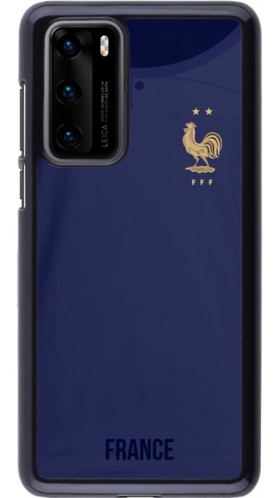 Huawei P40 Case Hülle - Frankreich 2022 personalisierbares Fussballtrikot