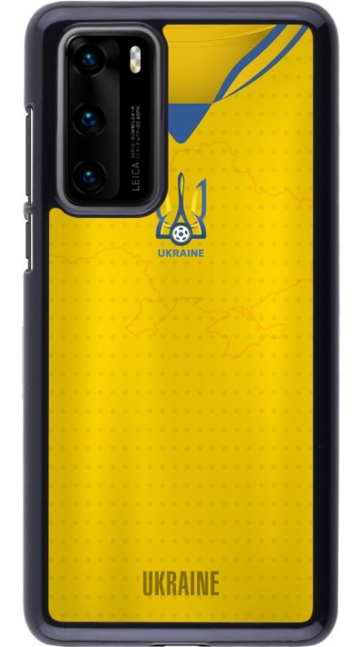 Huawei P40 Case Hülle - Fussballtrikot Ukraine