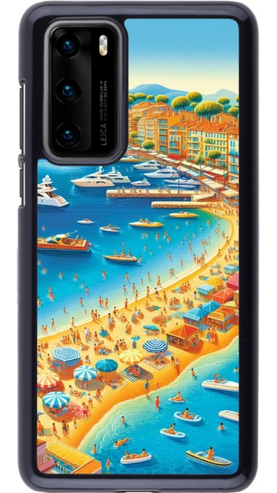 Huawei P40 Case Hülle - French Riviera People