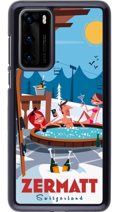 Coque Huawei P40 - Zermatt Mountain Jacuzzi