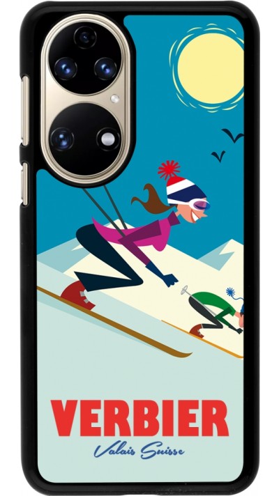 Coque Huawei P50 - Verbier Ski Downhill