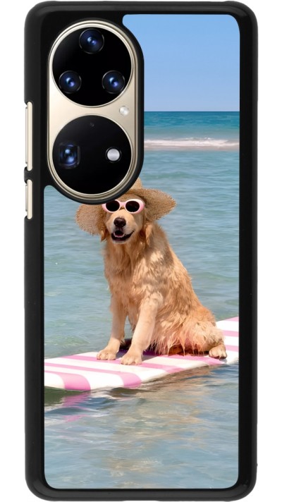 Coque Huawei P50 Pro - Summer Dog on Paddle