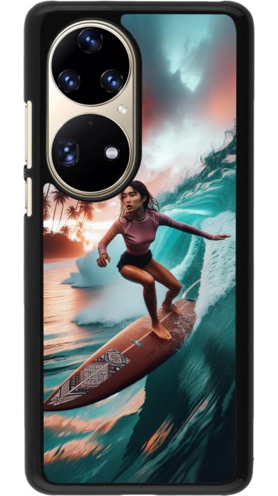 Coque Huawei P50 Pro - Surfeuse Balinaise