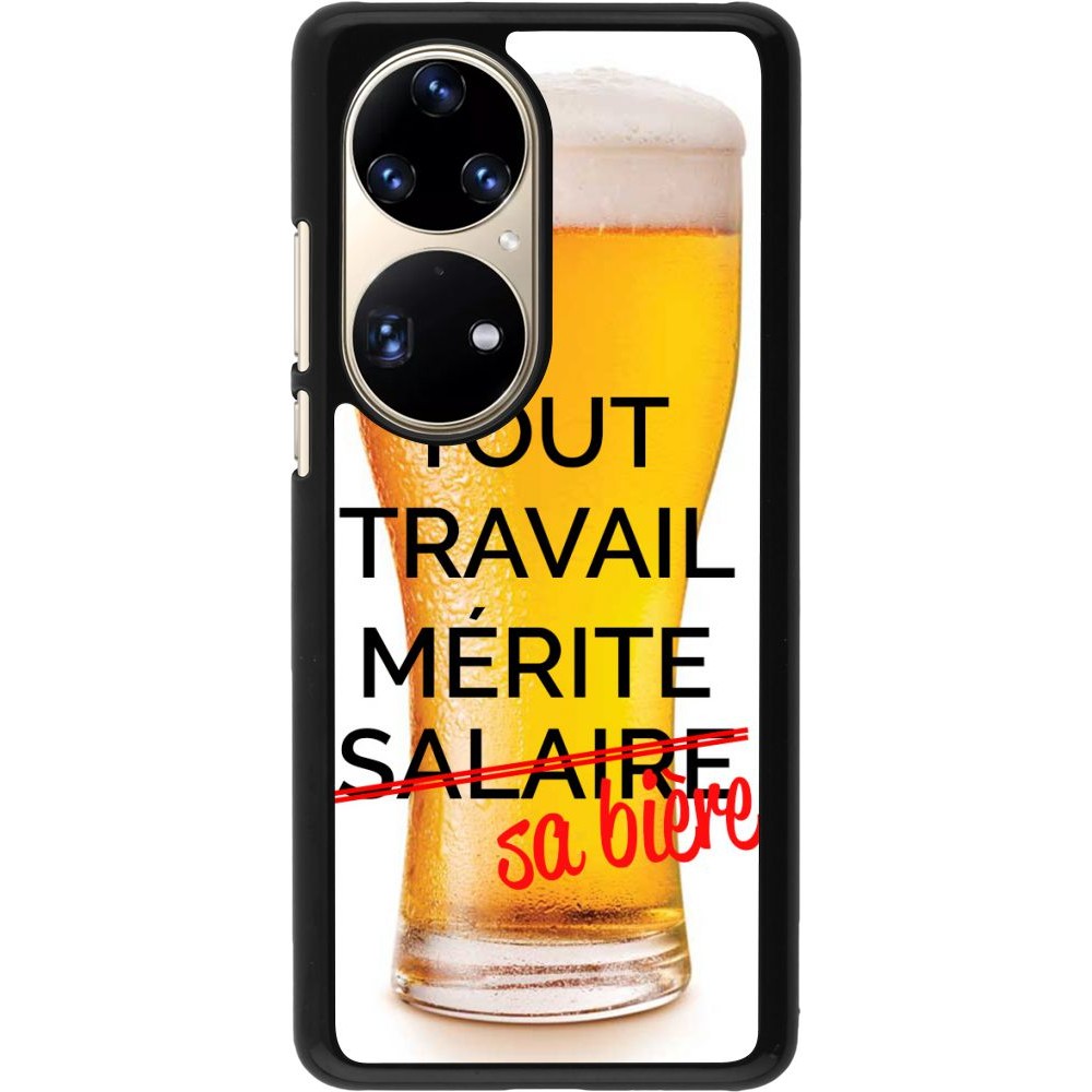 Hülle Huawei P50 Pro - Tout travail mérite sa bière