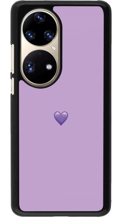 Coque Huawei P50 Pro - Valentine 2023 purpule single heart