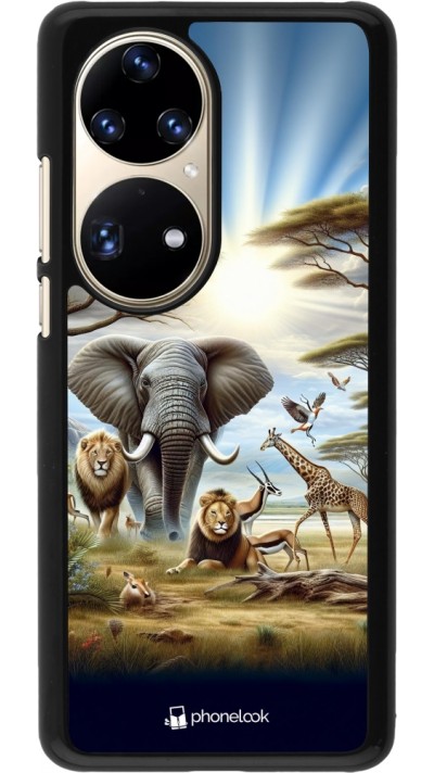 Coque Huawei P50 Pro - Vie sauvage africaine