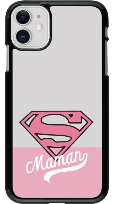 iPhone 11 Case Hülle - Mom 2024 Super hero maman