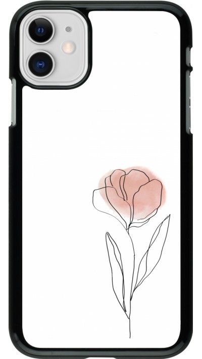 iPhone 11 Case Hülle - Spring 23 minimalist flower