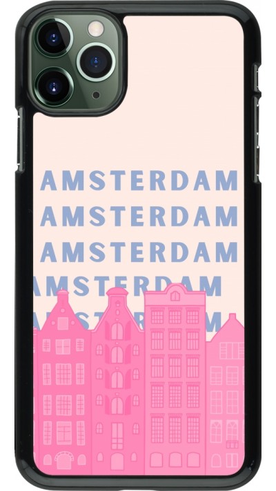 iPhone 11 Pro Max Case Hülle - Amsterdam Pink Print