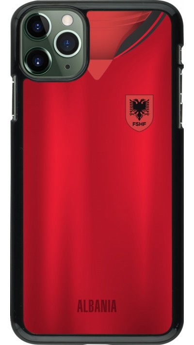 iPhone 11 Pro Max Case Hülle - Albanien personalisierbares Fussballtrikot