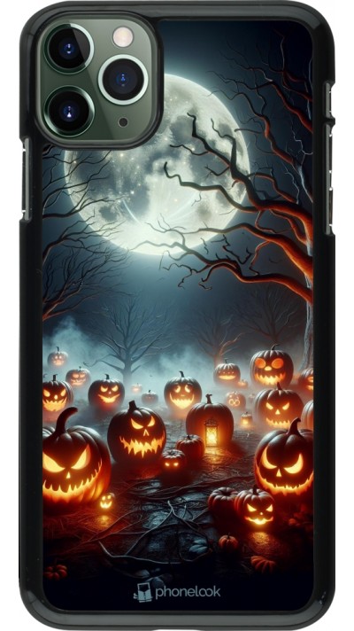 iPhone 11 Pro Max Case Hülle - Halloween 2024 Viele Kuerbisse