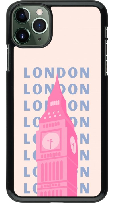 iPhone 11 Pro Max Case Hülle - London Pink Print