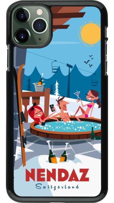 Coque iPhone 11 Pro Max - Nendaz Mountain Jacuzzi