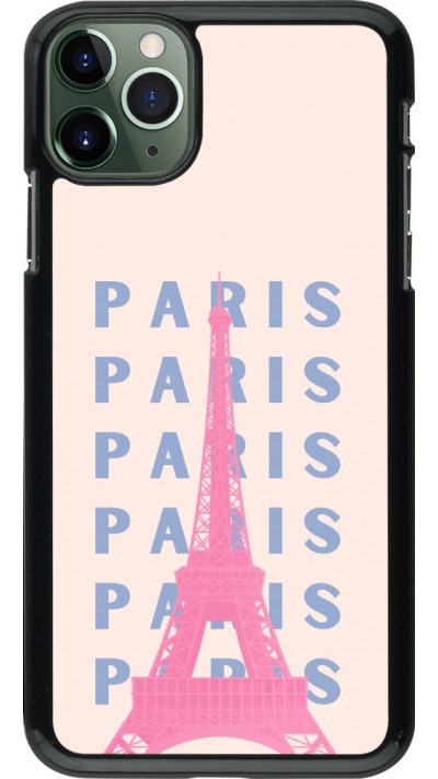 iPhone 11 Pro Max Case Hülle - Paris Pink Print