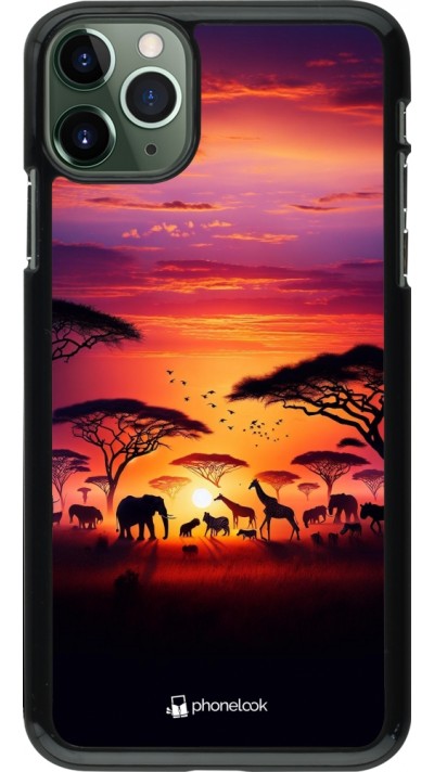 Coque iPhone 11 Pro Max - Safari sunset wildlife