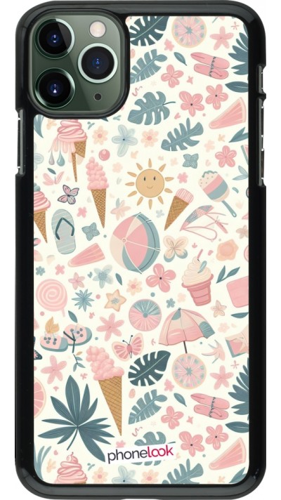 iPhone 11 Pro Max Case Hülle - Sommer Pink Muster