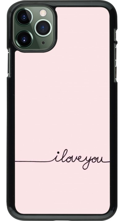 iPhone 11 Pro Max Case Hülle - Valentine 2023 i love you writing
